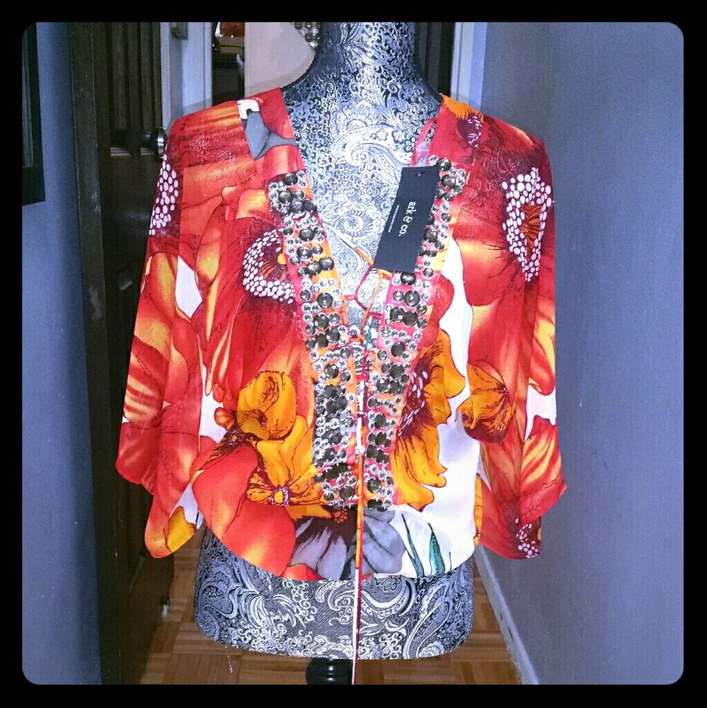 Ark & Co multi colored top